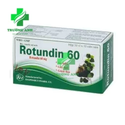 Rotundin 60 Khapharco - Thuốc an thần, giảm lo âu