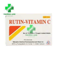 Rutin-Vitamin C Mekophar - Thuốc cầm máu và phòng chảy máu