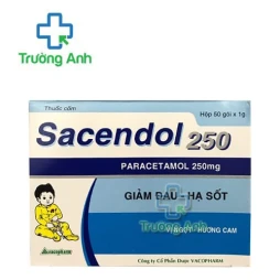 Sacendol 250mg - Giúp giảm đau, hạ sốt do thời tiết hiệu quả