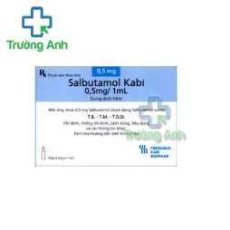 Salbutamol Kabi 0,5mg/1ml - Thuốc điều trị cơn hen suyễn nặng