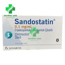 Sandostatin 0,1mg/1ml - Thuốc điều trị rò dạ dày, ruột, tụy hiệu quả