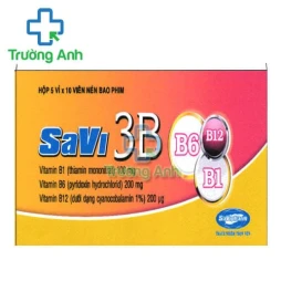SaVi 3B Savipharm (hộp 5 vỉ) - Sản phẩm bổ sung thêm các vitamin nhóm B