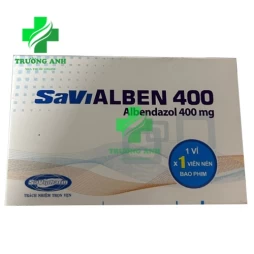 SaViAlben 400 - Thuốc tẩy giun kim, giun đũa, giun móc hiệu quả