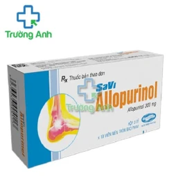 Savi Allopurinol 300mg - Thuốc điều trị gout, viêm khớp hiệu quả