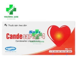 SaVi Candesartan 4 - Điều trị tăng huyết áp, suy tim hiệu quả