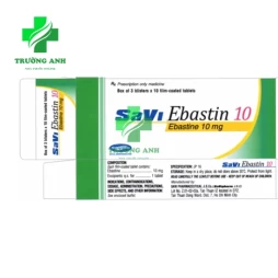 SaVi Ebastin 10 - Điều trị viêm mũi dị ứng, mề đay hiệu quả