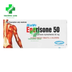 Savi Eperisone 50 - Điều trị cải thiện triệu chứng tăng trương lực