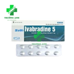 SaVi Ivabradine 5 - Thuốc điều trị đau thắt ngực hiệu quả