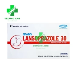 SAVI LANSOPRAZOLE 30 - Thuốc điều trị viêm loét dạ dày-tá tràng hiệu quả