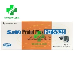 SaViprolol Plus HCT 5/6.25 - Thuốc điều trị tăng huyết áp hiệu quả