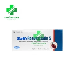 SaVi Rosuvastatin 5 - Thuốc điều trị tăng cholesterol hiệu quả  