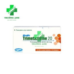 SaVi Trimetazidine 20 - Thuốc điều trị các cơn đau thắt ngực hiệu quả