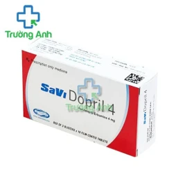 SaviDopril 4 Savipharm - Thuốc điều trị tăng huyết áp, suy tim sung huyết