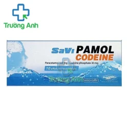 SaviPamol codeine Savipharm - Viên sủi giảm đau, hạ sốt hiệu quả 