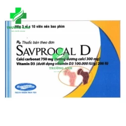 Savprocal D - Hỗ trợ và điều trị loãng xương hiệu quả 
