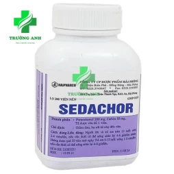 Sedachor - Thuốc giảm đau, hạ sốt thể nhẹ và vừa hiệu quả
