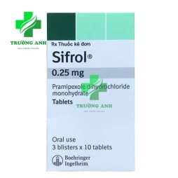 Sifrol 0,25mg - Điều trị bệnh Parkinson vô căn hiệu quả của Đức