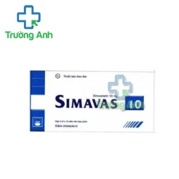 Simavas 10 Pymepharco - Thuốc điều trị tăng cholesterol toàn phần
