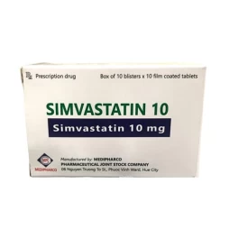 Simvastatin 10 Medipharco - Thuốc điều trị tăng cholesterol