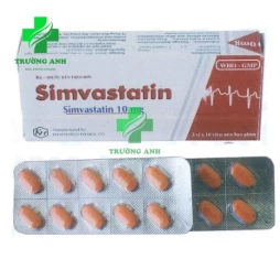 SIMVASTATIN 10mg Khapharco - Thuốc điều trị tăng cholesterol máu