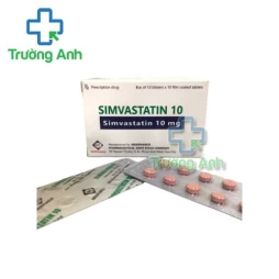 Simvastatin 10 Medipharco - Thuốc điều trị tăng cholesterol