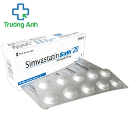 Simvastatin Savi 20 - Thuốc điều trị tăng cholesterol nguyên phát