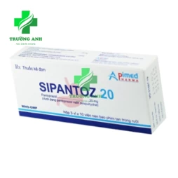 Sipantoz 20 - Thuốc điều trị trào ngược dạ dày - thực quản