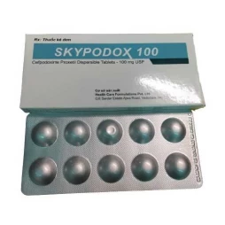 Skypodox 100 - Thuốc đều trị nhiễm khuẩn ở đường hô hấp.