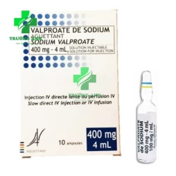 Sodium Valproate Aguettant 400mg/4ml - Thuốc điều trị động kinh của Pháp