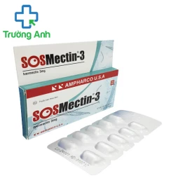 SOS MECTIN-3 - Thuốc tẩy giun chỉ, giun lươn hiệu quả