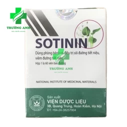 Sotinin - Hỗ trợ điều trị sỏi đường tiết niệu hiệu quả