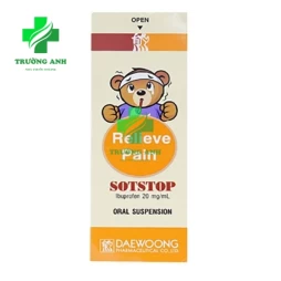 Sotstop - Thuốc giảm sốt, giảm đau ở trẻ em hiệu quả