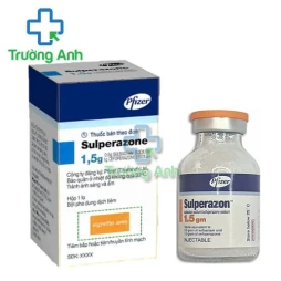 Sulperazone 1,5g Pfizer - Thuốc điều trị nhiễm khuẩn của Ý