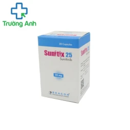 Sunitix 25mg - Giúp khối u thu nhỏ lại và ngừng phát triển
