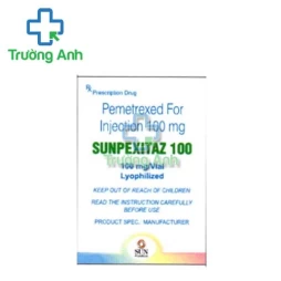 Sunpexitaz 100 Sun Pharma - Thuốc điều trị ung thư phổi