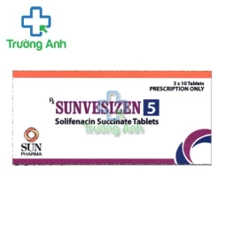Sunvesizen Tablets 5mg Sun Pharma - Thuốc điều trị tiểu gấp