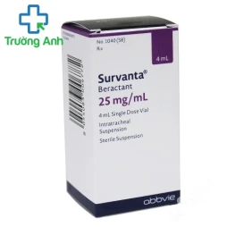 Survanta 25mg/ml 4ml Abbvie - Thuốc điều trị suy hô hấp ở trẻ sinh non