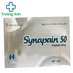 Synapain 50mg - Thuốc điều trị đau dây thần kinh, động kinh hiệu quả