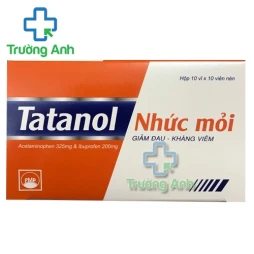 Tatanol nhức mỏi Pymepharco - Giảm đau nhức ở cơ và xương