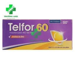 Telfor 60 DHG - Thuốc điều trị viêm mũi dị ứng, mề đay