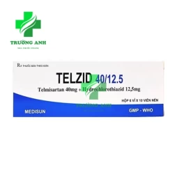 Telzid 40/12.5 - Thuốc điều trị tăng huyết áp vô căn của Medisun