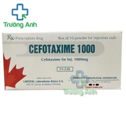 Tenamyd-Cefotaxime 1000 - Thuốc điều trị nhiễm khuẩn