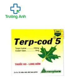 Terp-cod 5 - Giúp điều trị ho, viêm phế quản cấp và mãn tính hiệu quả