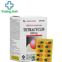 Tetracyclin 500mg Vidipha - Thuốc điều trị nhiễm khuẩn của Vidipha