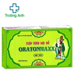 Thập toàn đại bổ Oratonmaxx HD Pharma - Giúp bổ khí huyết, điều trị suy nhược