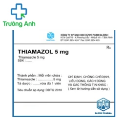 Thiamazol 5mg - Thuốc điều trị bệnh cường giáp hiệu quả của DP Ba Đình