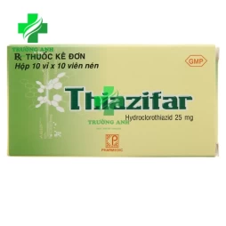 Thiazifar - Thuốc điều trị cao huyết áp hiệu quả của Pharmedic