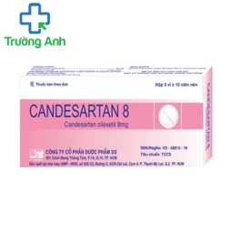 Candesartan 8 F.T.Pharma - Thuốc điều trị tăng huyết áp hiệu quả