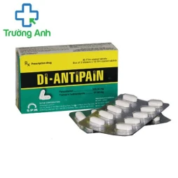 Di-antipain (viên nén bao phim) - Thuốc giảm đau vừa đến nặng của SPM