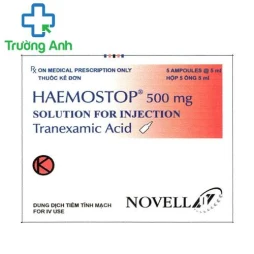 Haemostop 500mg/5ml - Thuốc điều trị chảy máu của Indonesia